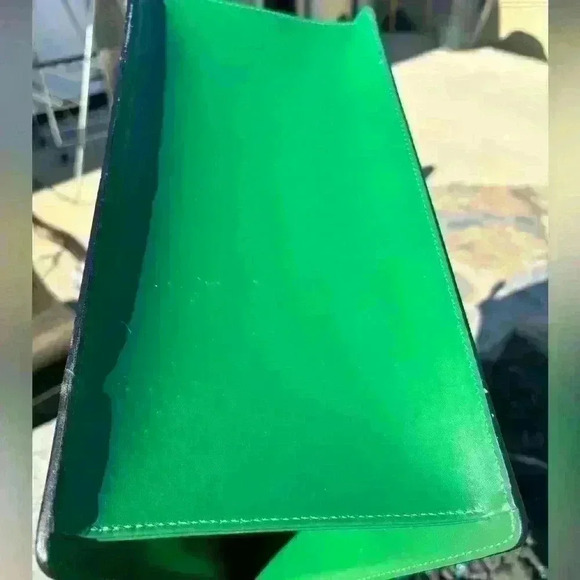 - LOUIS VUITTON LV Logo Riviera Hand Bag Epi Leather Green bundle w/ wallet - Picture 3 of 17